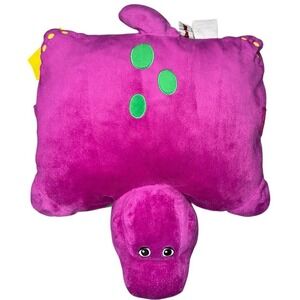 Barney Pillow Pet 18" Purple Dinosaur Plush – Preowned Clean